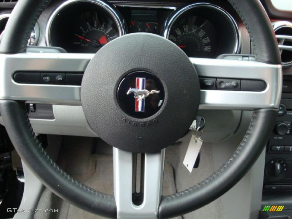 2007 Mustang GT Premium Convertible - Black / Light Graphite photo #21