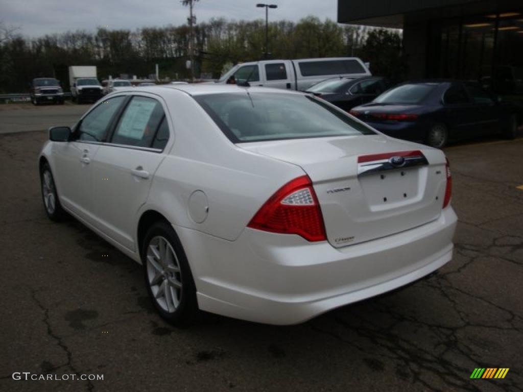 2010 Fusion SEL - White Suede / Medium Light Stone photo #2