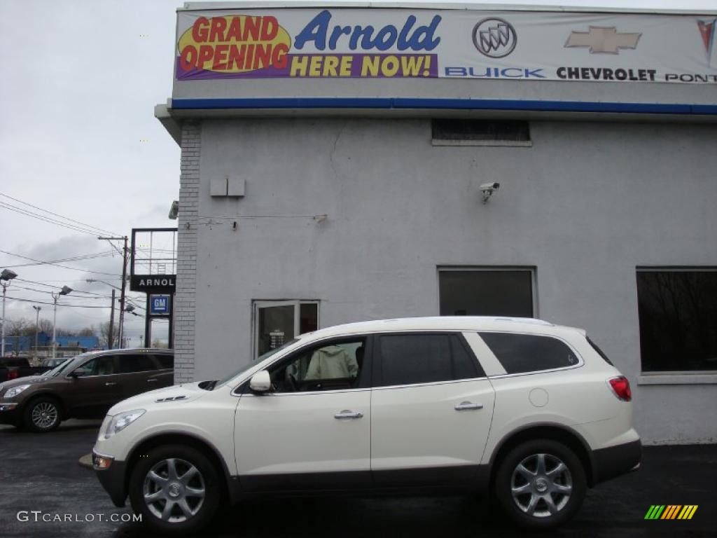 2010 Enclave CXL AWD - White Opal / Ebony/Ebony photo #3