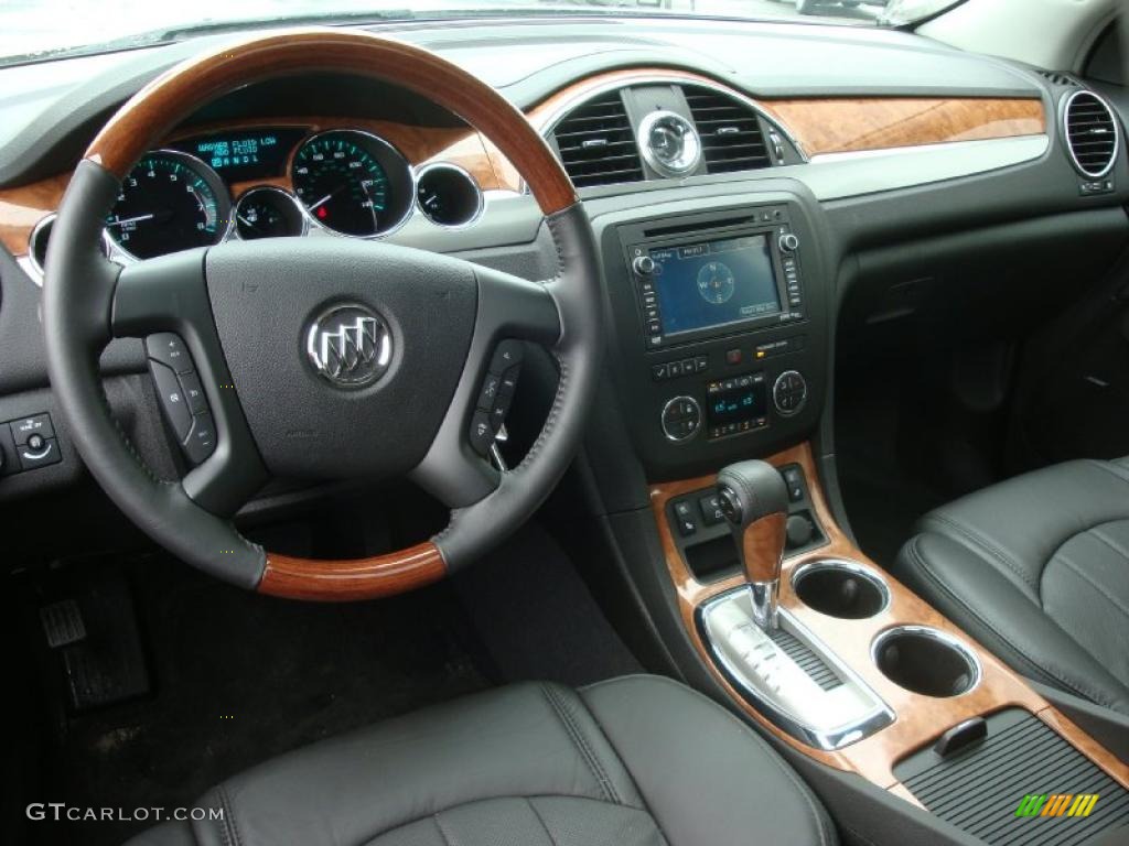 2010 Enclave CXL AWD - White Opal / Ebony/Ebony photo #11