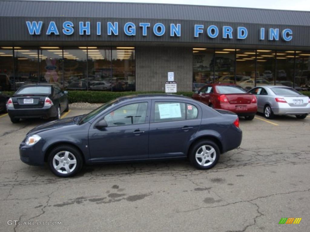 2008 Cobalt LS Sedan - Slate Metallic / Gray photo #1