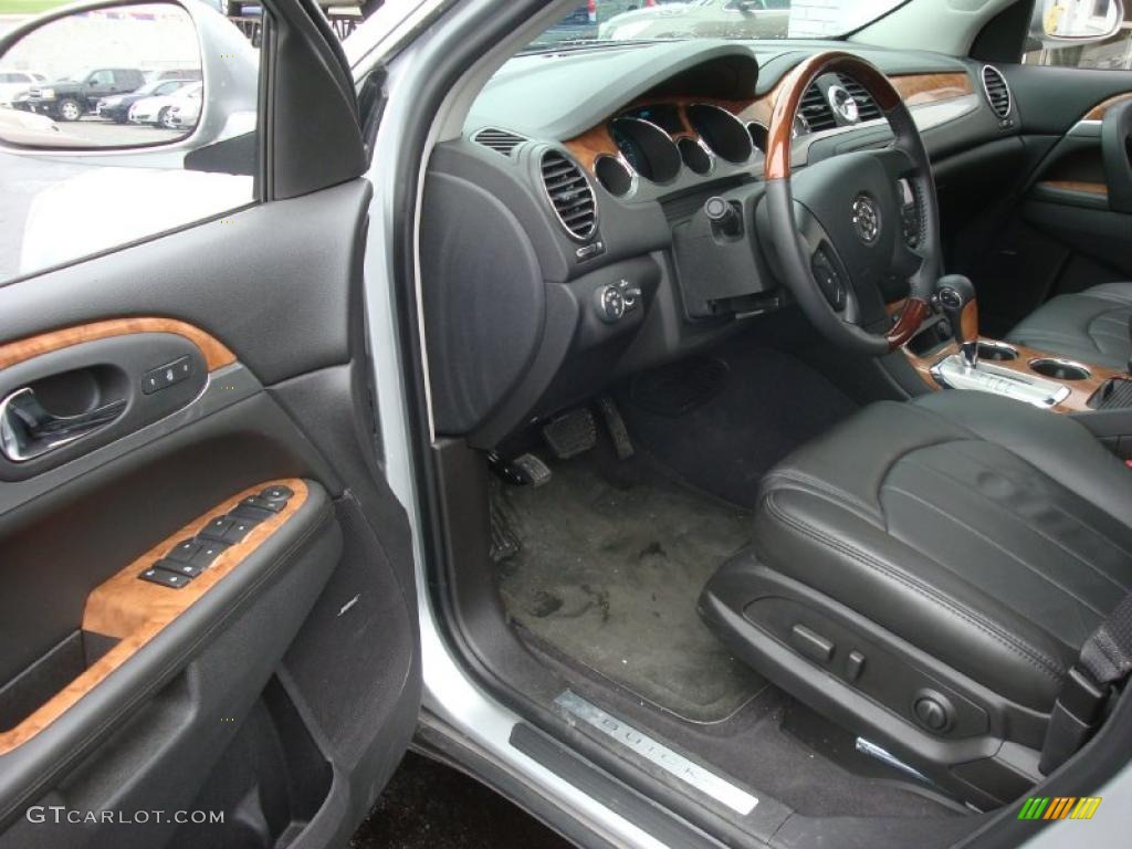 2010 Enclave CXL AWD - Quicksilver Metallic / Ebony/Ebony photo #10