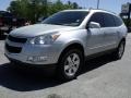 2009 Silver Ice Metallic Chevrolet Traverse LT AWD  photo #4