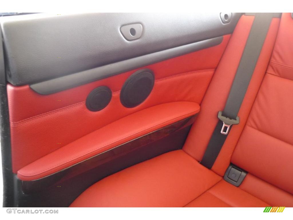 2008 3 Series 328i Convertible - Alpine White / Coral Red/Black photo #32