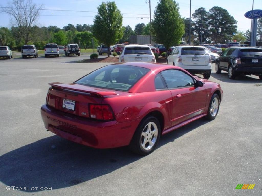 2003 Mustang V6 Coupe - Redfire Metallic / Medium Graphite photo #5