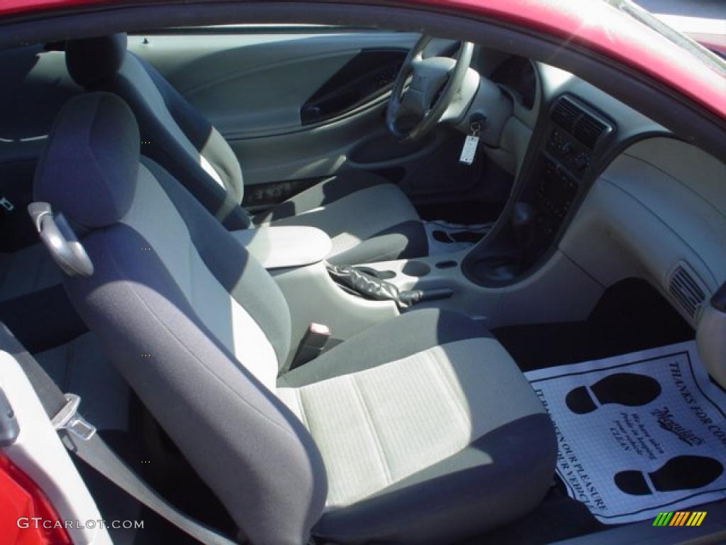 2003 Mustang V6 Coupe - Redfire Metallic / Medium Graphite photo #15