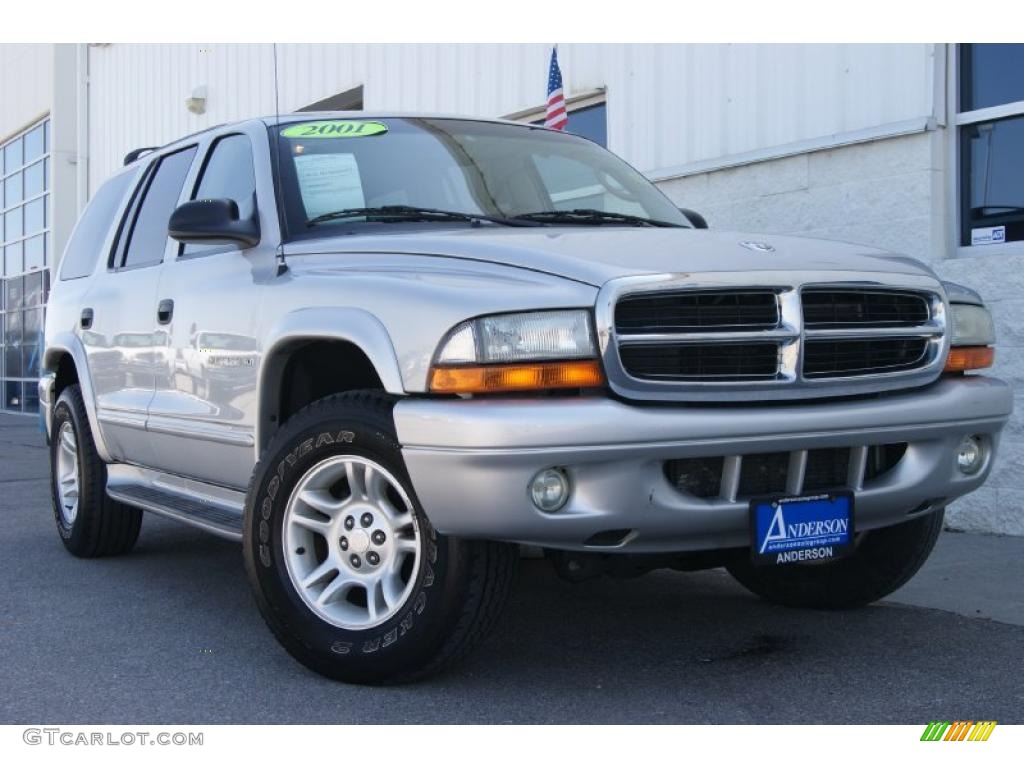 2001 Durango SLT 4x4 - Bright Silver Metallic / Dark Slate Gray photo #1