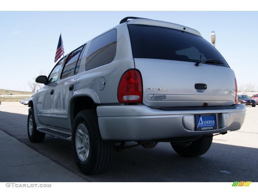 2001 Durango SLT 4x4 - Bright Silver Metallic / Dark Slate Gray photo #9