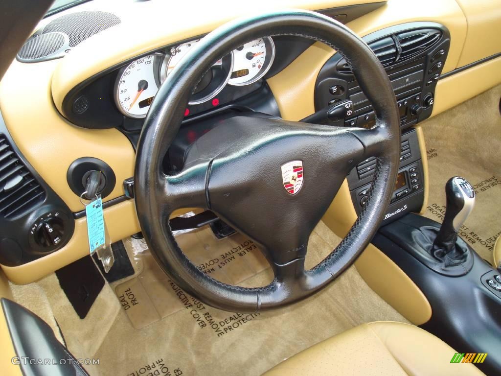 2002 Boxster S - Lapis Blue Metallic / Savanna Beige photo #10