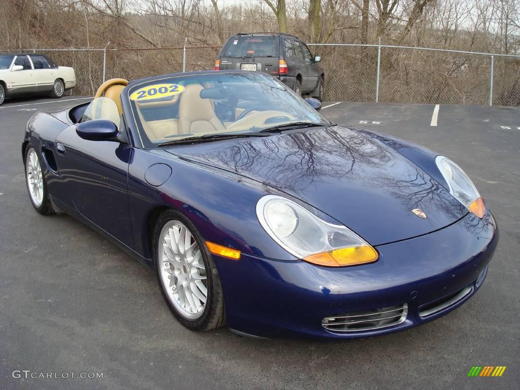 2002 Boxster S - Lapis Blue Metallic / Savanna Beige photo #17
