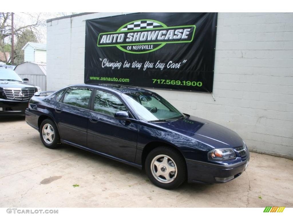 2001 Impala LS - Navy Blue Metallic / Medium Gray photo #1