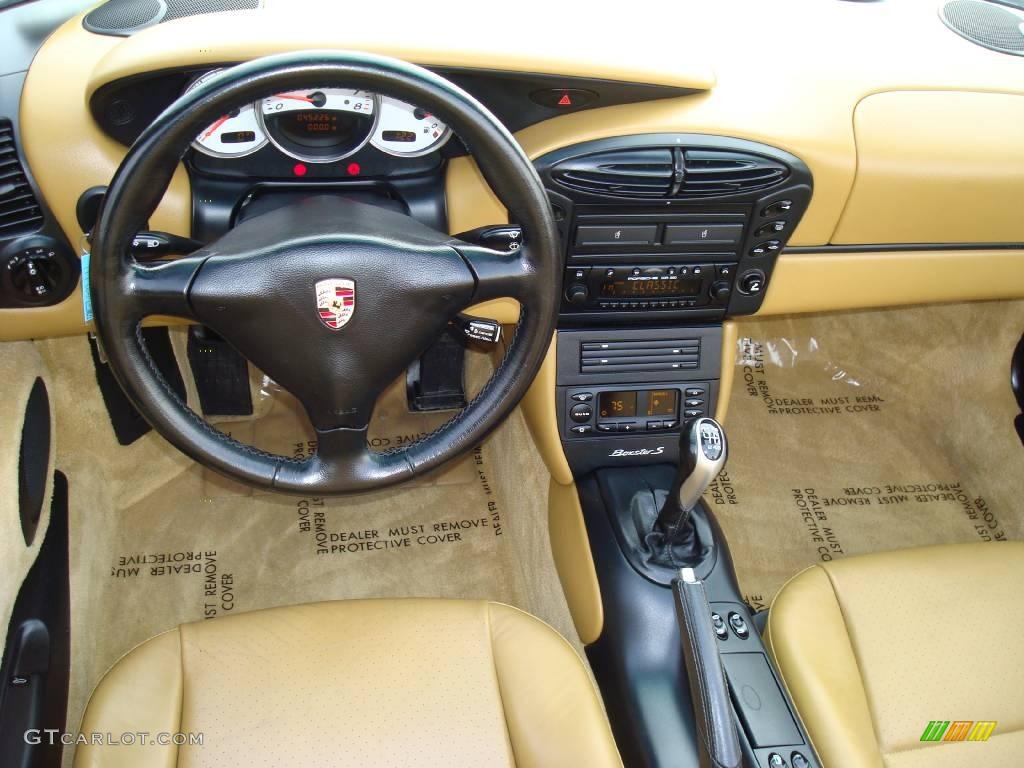 2002 Boxster S - Lapis Blue Metallic / Savanna Beige photo #19