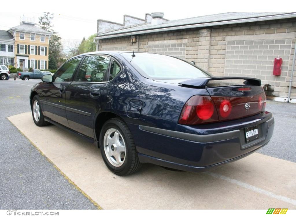 2001 Impala LS - Navy Blue Metallic / Medium Gray photo #5