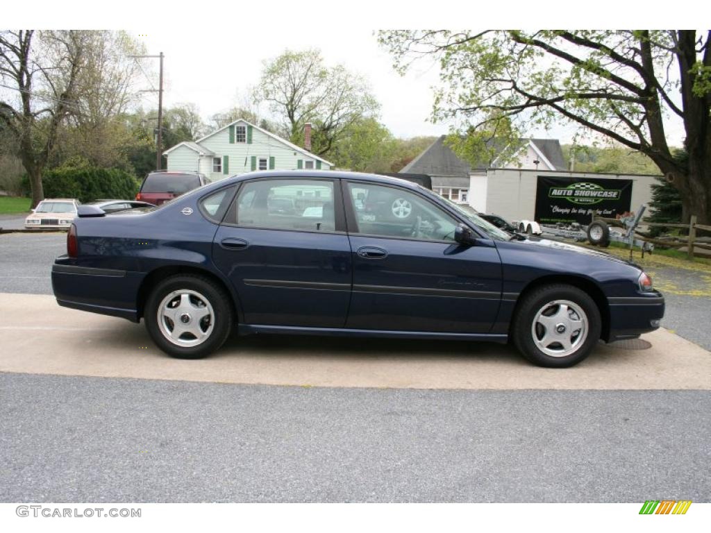 2001 Impala LS - Navy Blue Metallic / Medium Gray photo #8