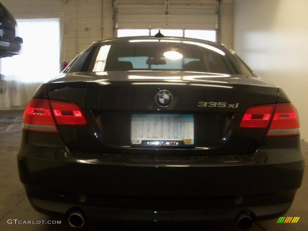 2008 3 Series 335xi Coupe - Jet Black / Black photo #11