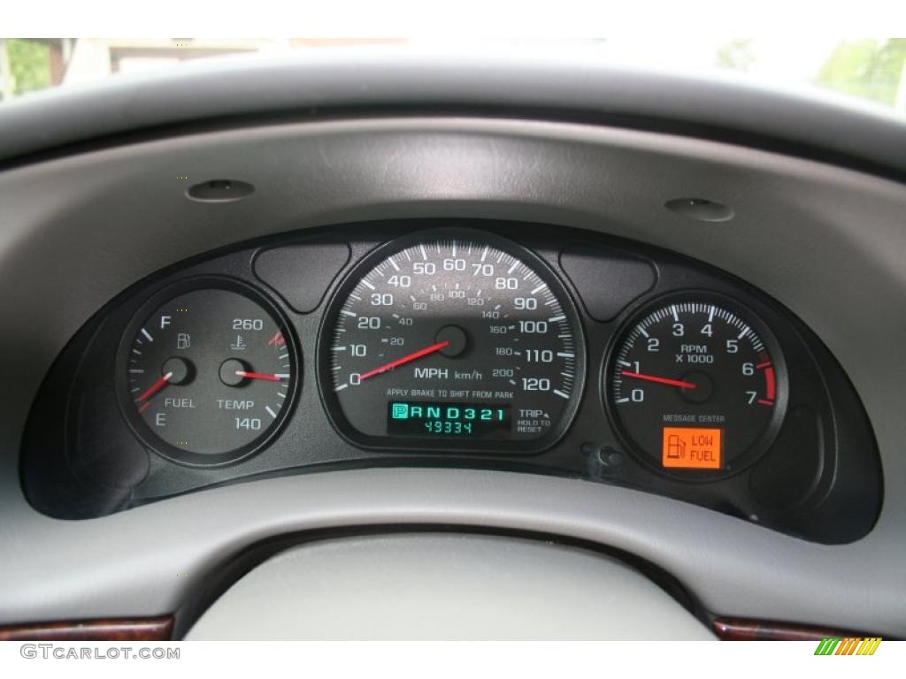 2001 Impala LS - Navy Blue Metallic / Medium Gray photo #22