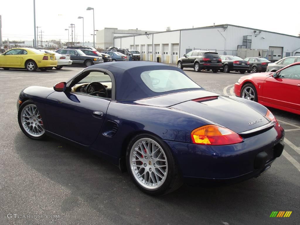 2002 Boxster S - Lapis Blue Metallic / Savanna Beige photo #27