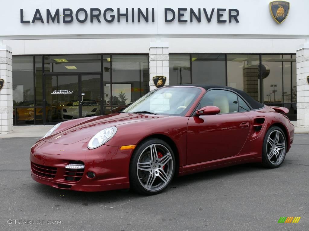 2008 911 Turbo Cabriolet - Ruby Red Metallic / Cream Leather to Sample photo #1