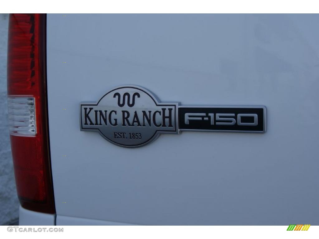 2006 F150 King Ranch SuperCrew 4x4 - Oxford White / Castano Brown Leather photo #10