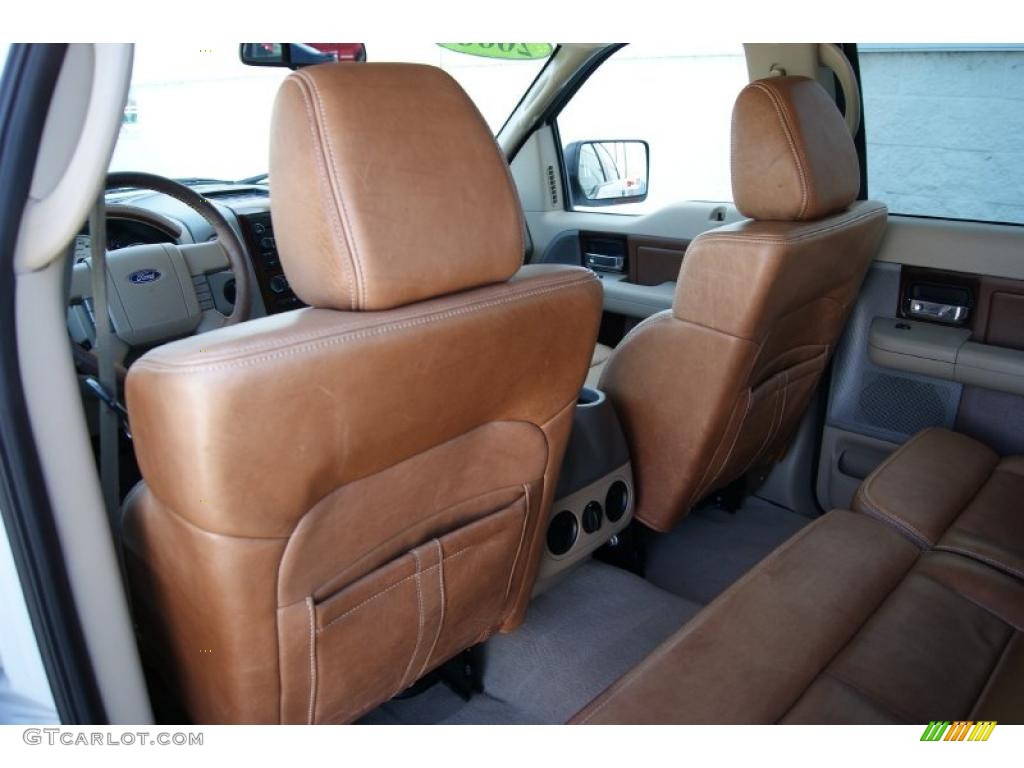 2006 F150 King Ranch SuperCrew 4x4 - Oxford White / Castano Brown Leather photo #17