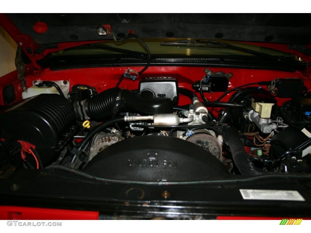 2000 Sierra 2500 SLE Regular Cab 4x4 - Fire Red / Oak photo #16