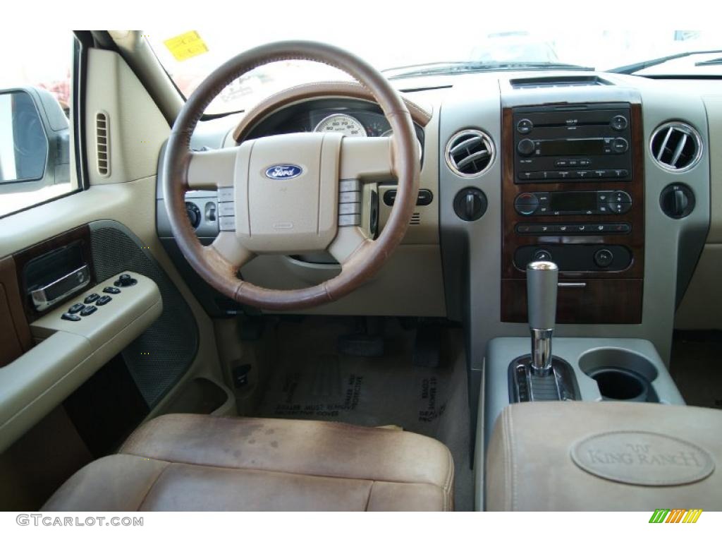 2006 F150 King Ranch SuperCrew 4x4 - Oxford White / Castano Brown Leather photo #20