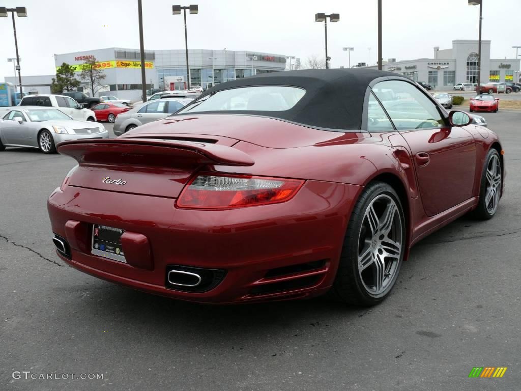 2008 911 Turbo Cabriolet - Ruby Red Metallic / Cream Leather to Sample photo #6