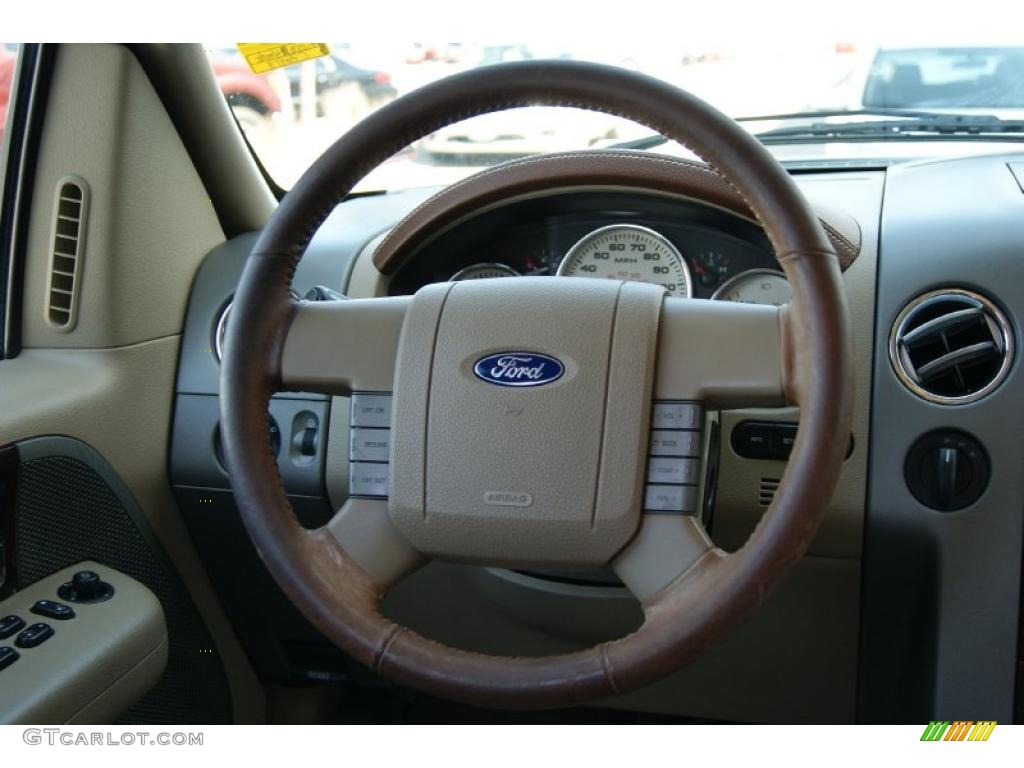 2006 F150 King Ranch SuperCrew 4x4 - Oxford White / Castano Brown Leather photo #23