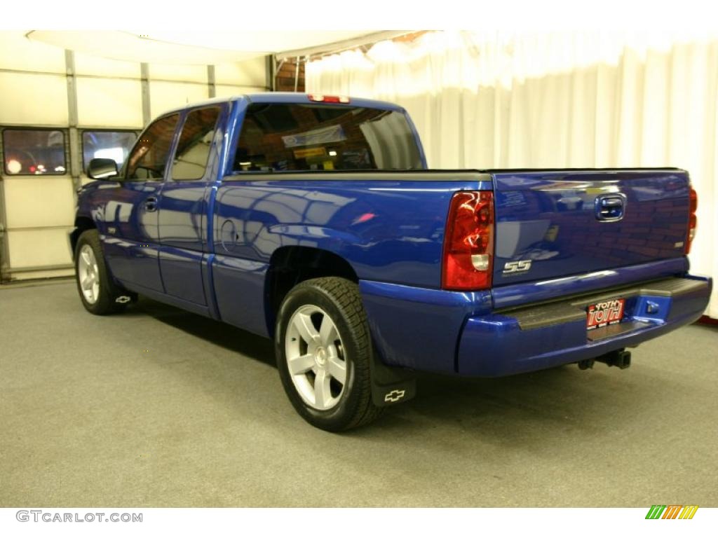 2003 Silverado 1500 SS Extended Cab AWD - Arrival Blue Metallic / Dark Charcoal photo #5