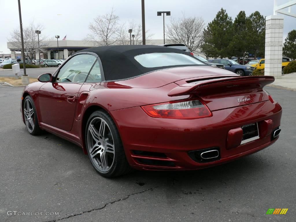 2008 911 Turbo Cabriolet - Ruby Red Metallic / Cream Leather to Sample photo #8
