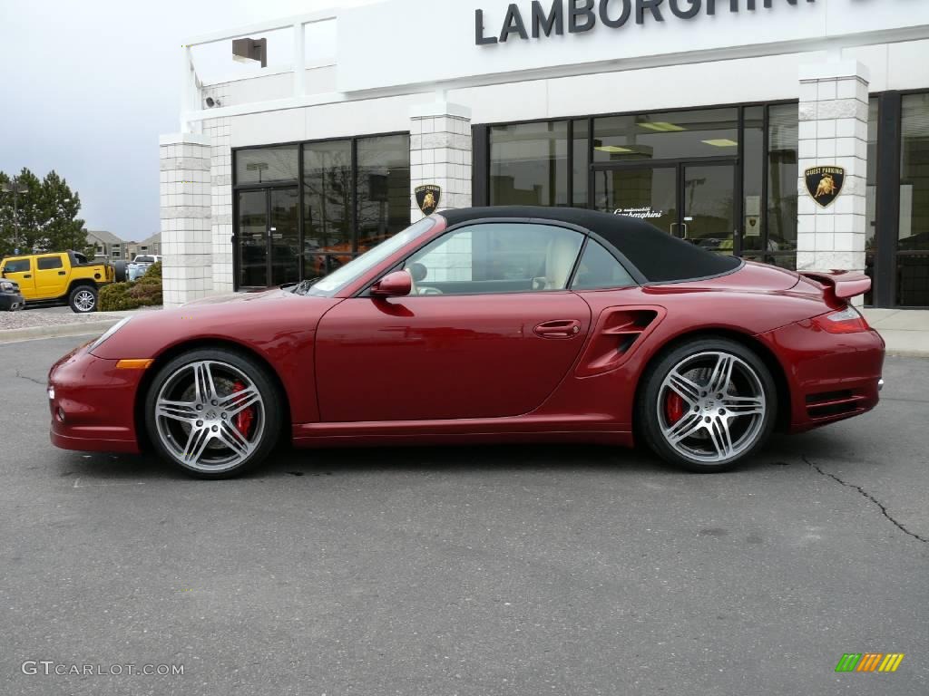 2008 911 Turbo Cabriolet - Ruby Red Metallic / Cream Leather to Sample photo #9