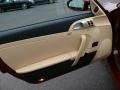 Cream Leather to Sample 2008 Porsche 911 Turbo Cabriolet Door Panel