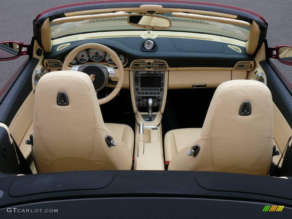 2008 911 Turbo Cabriolet - Ruby Red Metallic / Cream Leather to Sample photo #33