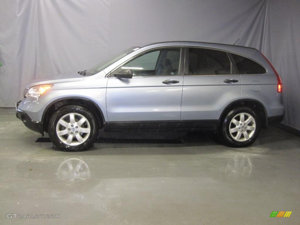 2007 CR-V EX 4WD - Glacier Blue Metallic / Gray photo #2