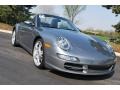 2006 Seal Grey Metallic Porsche 911 Carrera Cabriolet  photo #7