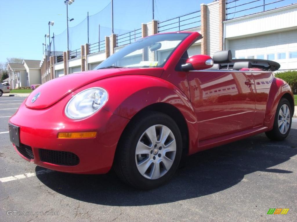 2009 New Beetle 2.5 Convertible - Salsa Red / Black photo #1