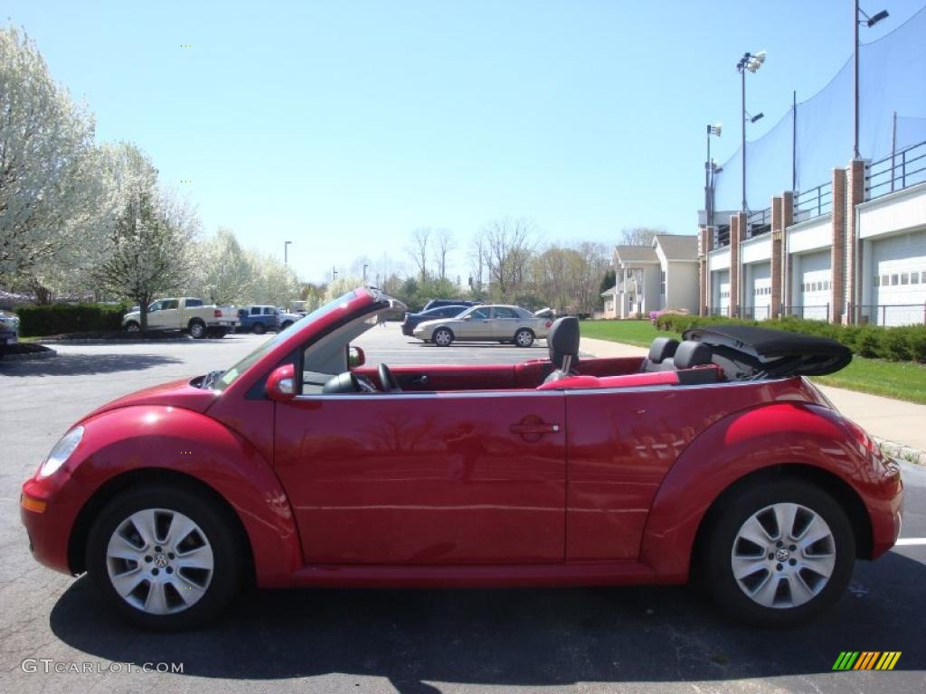 2009 New Beetle 2.5 Convertible - Salsa Red / Black photo #3