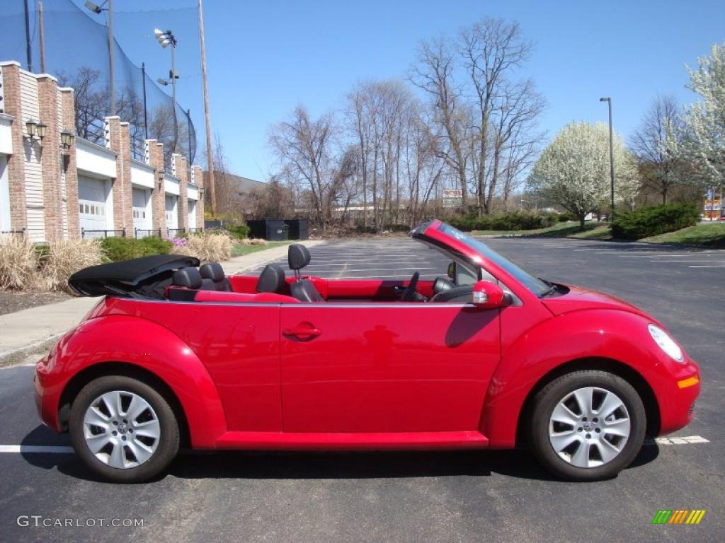 2009 New Beetle 2.5 Convertible - Salsa Red / Black photo #7