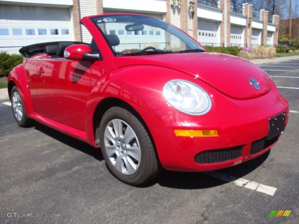 2009 New Beetle 2.5 Convertible - Salsa Red / Black photo #8
