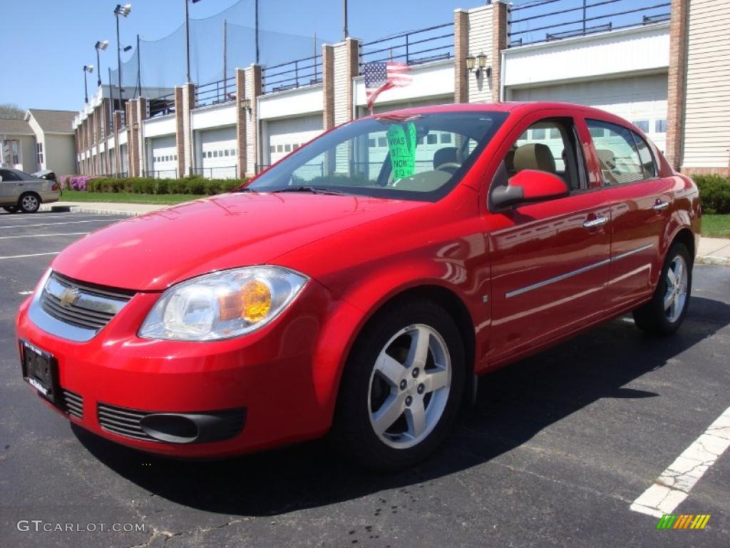 2006 Cobalt LTZ Sedan - Victory Red / Neutral photo #1