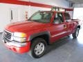 2004 Fire Red GMC Sierra 1500 SLE Extended Cab 4x4  photo #3