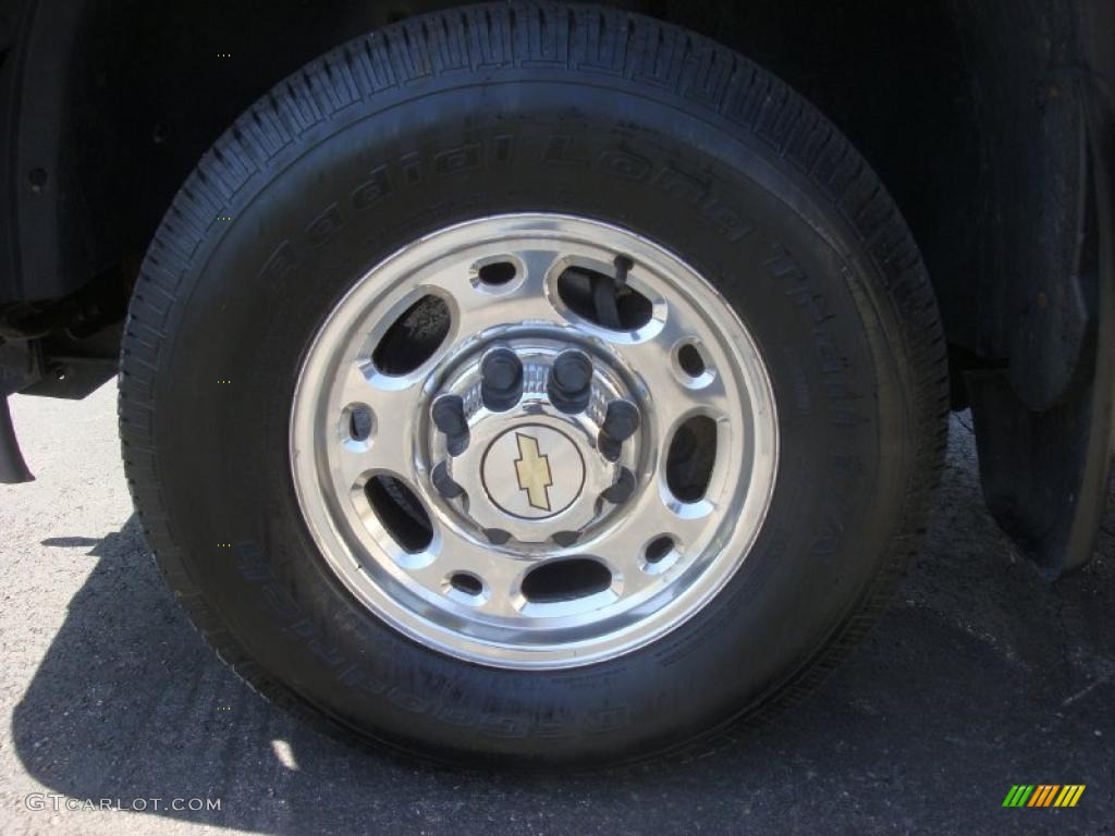 2005 Silverado 2500HD LT Crew Cab 4x4 - Black / Dark Charcoal photo #11