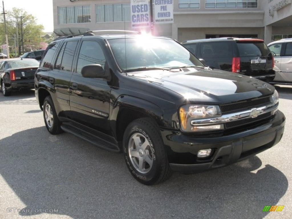 2003 TrailBlazer LT 4x4 - Black / Gray photo #4