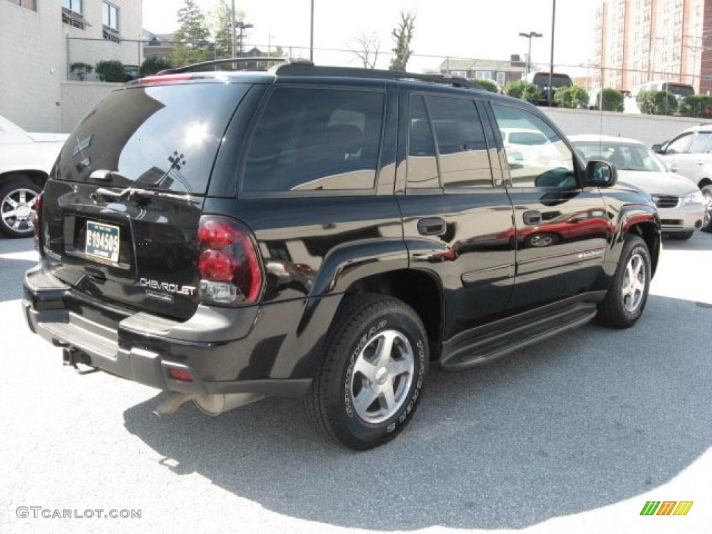 2003 TrailBlazer LT 4x4 - Black / Gray photo #6