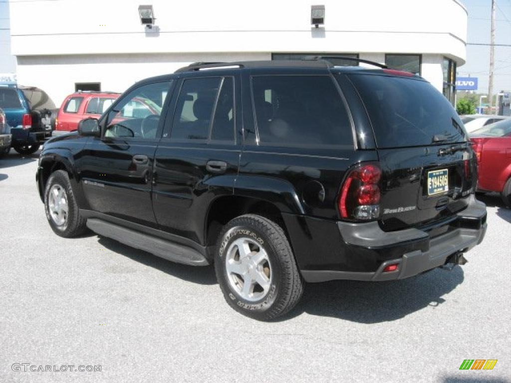 2003 TrailBlazer LT 4x4 - Black / Gray photo #8