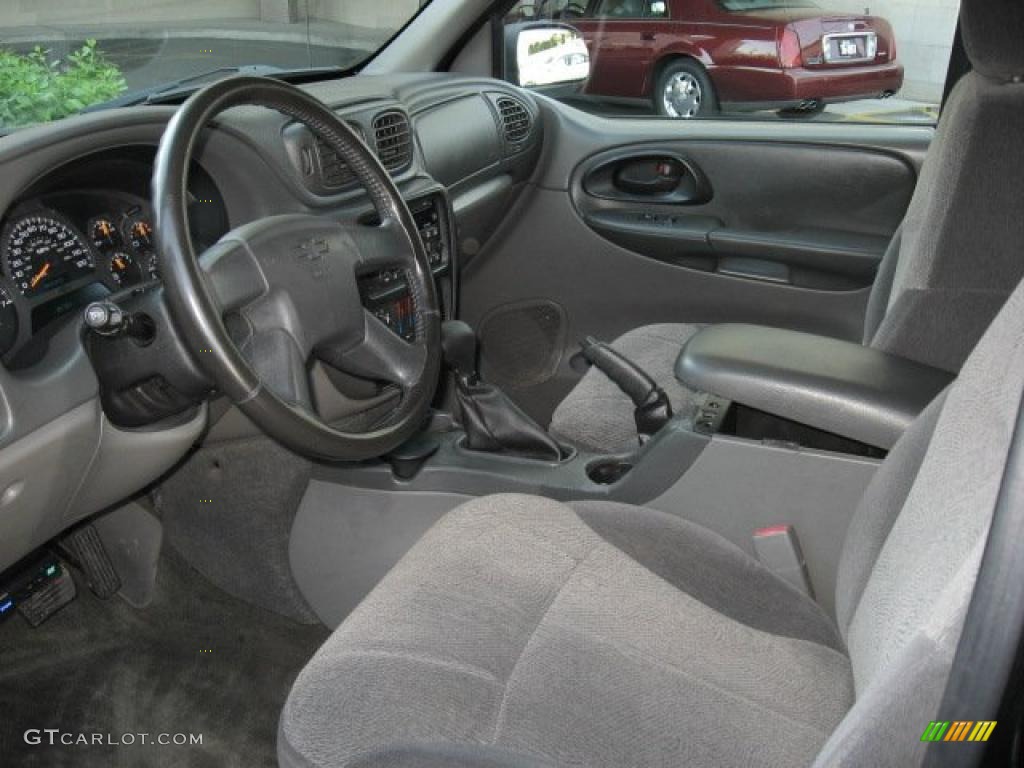 2003 TrailBlazer LT 4x4 - Black / Gray photo #14