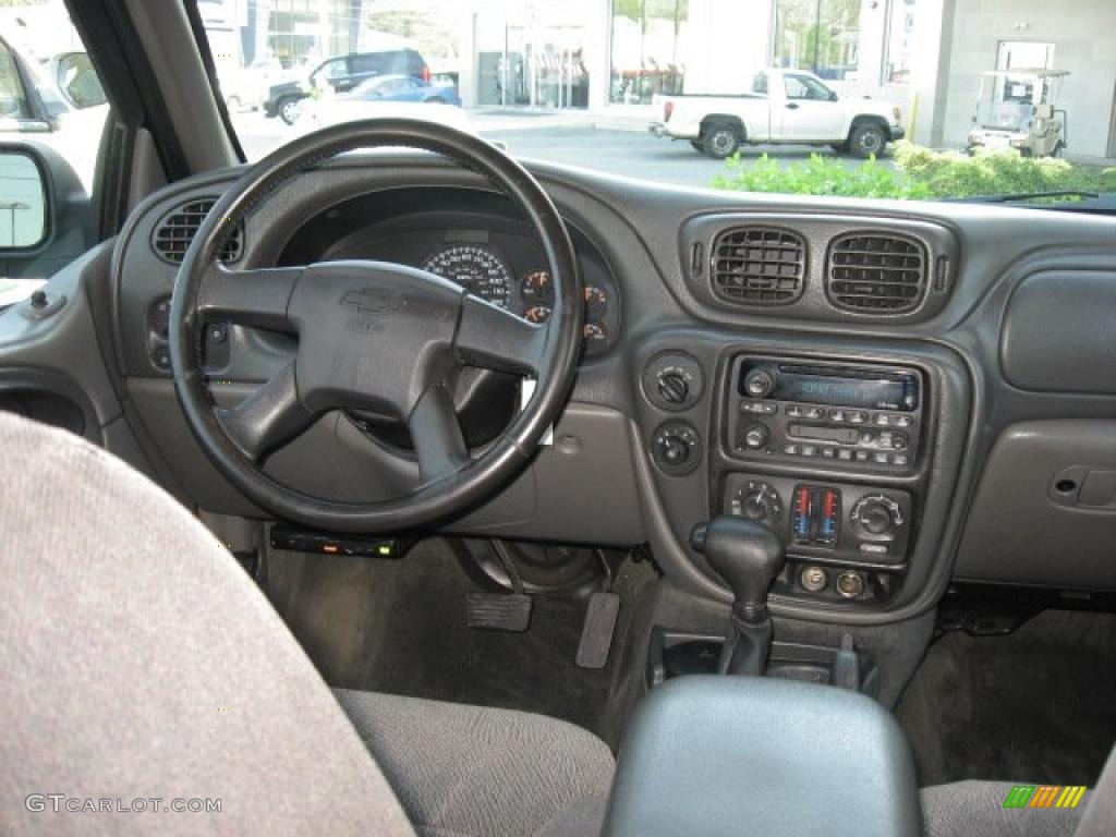 2003 TrailBlazer LT 4x4 - Black / Gray photo #16