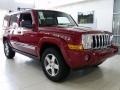 2010 Inferno Red Crystal Pearl Jeep Commander Sport  photo #4