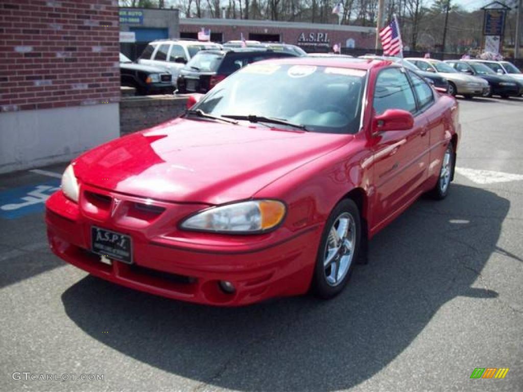 1999 Grand Am GT Coupe - Bright Red / Dark Pewter photo #1