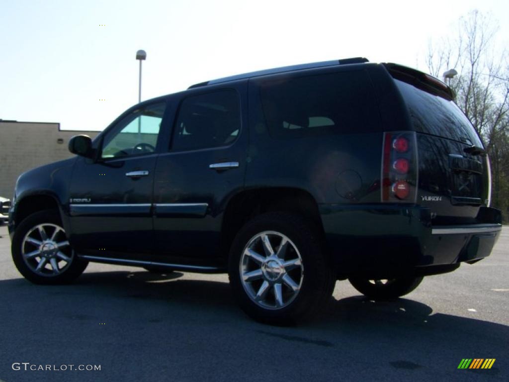 2007 Yukon Denali AWD - Blue-Green Crystal / Ebony Black photo #4